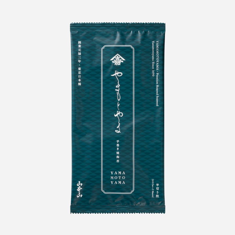 Yamamotoyama Roasted Seaweed (4 bags, 5 half-slices)