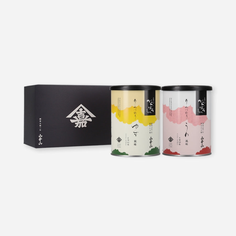 あじつけのり　うめ風味 ゆず風味 2缶（¥3,888）