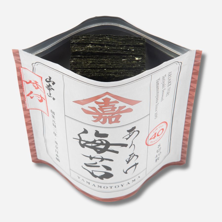 ありあけ海苔「味付」スタンド袋（8切40枚）