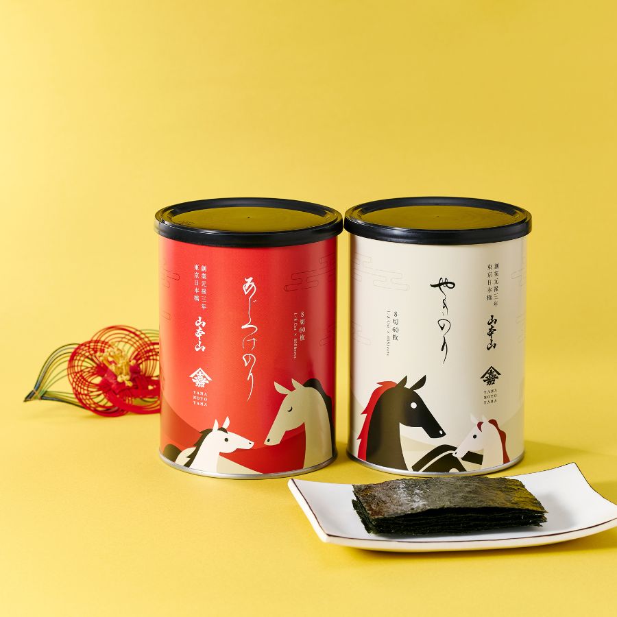Winter limited edition design can (roasted seaweed)
