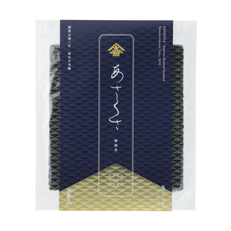 Roasted seaweed "Asakusa" 10 sheets