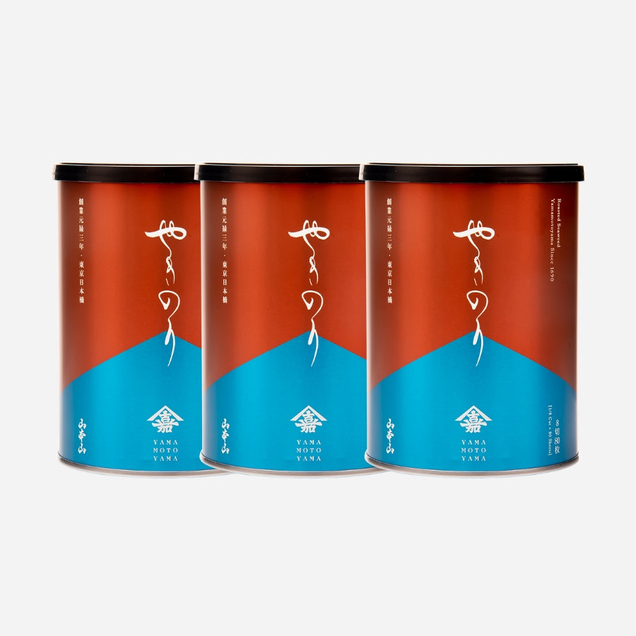 焼海苔 8切80枚 3缶セット